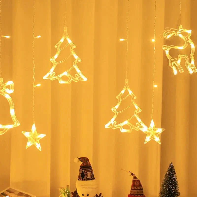 Christmas LED Curtain Lights – Charm and Magic in Your Home ✨🎄