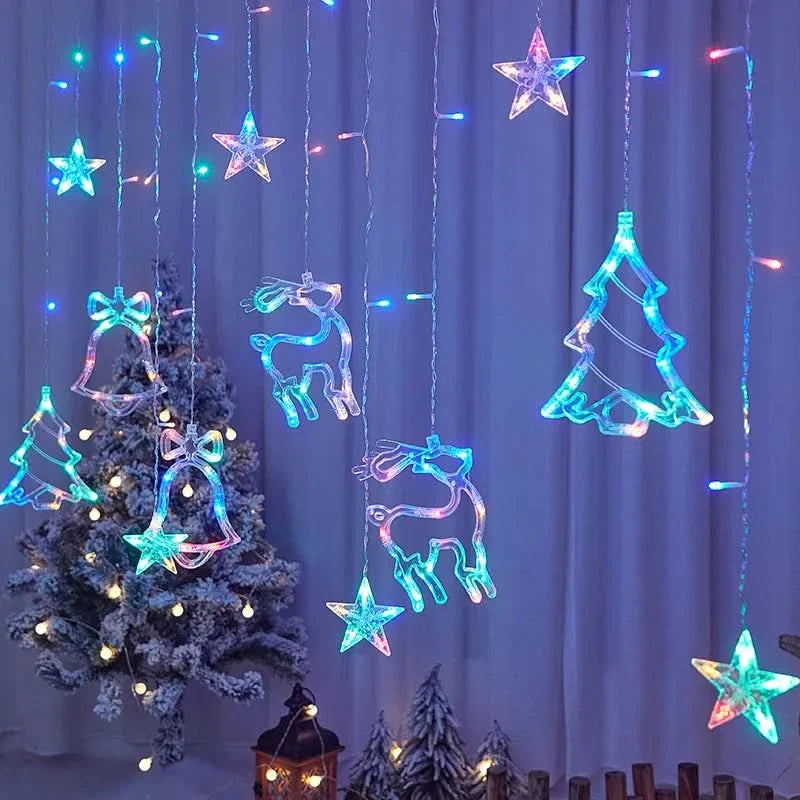 Christmas LED Curtain Lights – Charm and Magic in Your Home ✨🎄