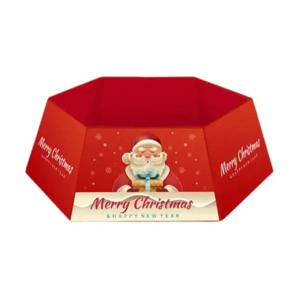 Decorative Patterned Christmas Tree Skirt – 60×40×25 cm