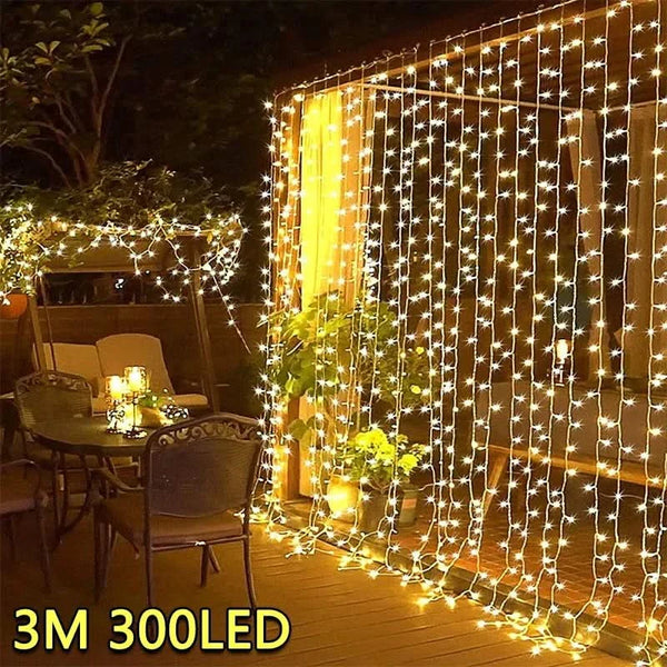 Christmas LED Curtain Lights – Magic and Charm in Your Home ✨🎄