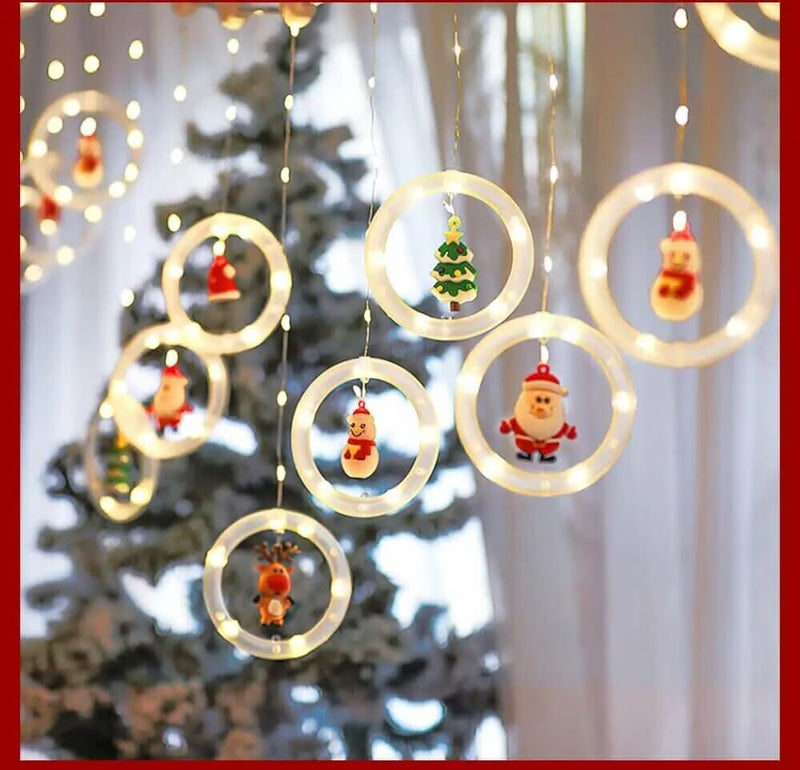 Christmas LED Curtain Lights for Decoration – Festive and Enchanting Glow ✨🎄