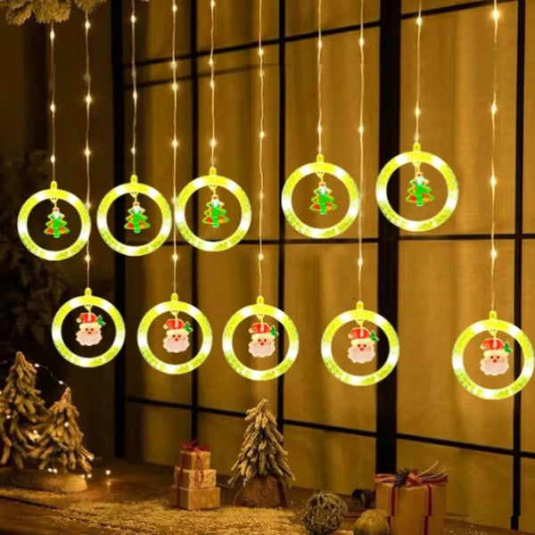 Christmas LED Curtain Lights for Decoration – Festive and Enchanting Glow ✨🎄