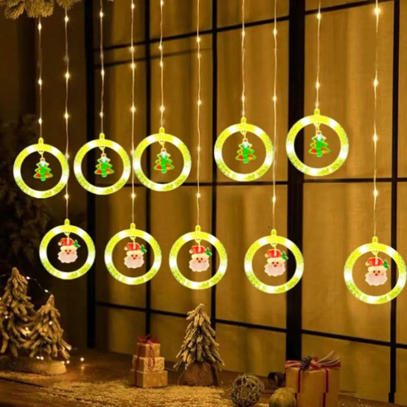 Christmas LED Curtain Lights for Decoration – Festive and Enchanting Glow ✨🎄