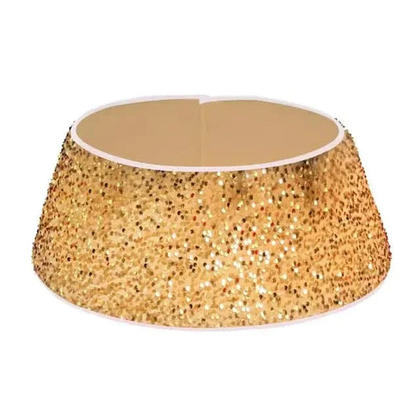 Glittering Sequin Christmas Tree Skirt – 45×70 cm