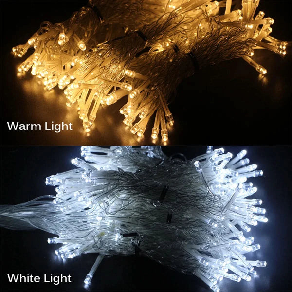 Christmas LED Fairy Curtain Lights with Remote Control ✨🎄
