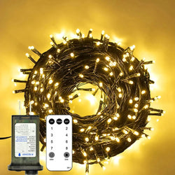 Waterproof LED Fairy Lights 50M– Christmas Magic with Remote Control