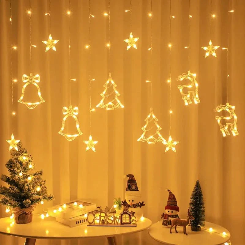 Christmas LED Curtain Lights – Charm and Magic in Your Home ✨🎄