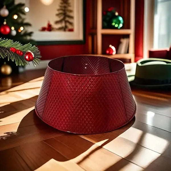 Decorative Christmas Tree Skirt in Metal – 70×60×25 cm