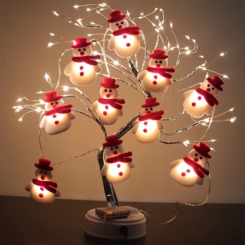 10 LED Snowman String Lights ☃️✨