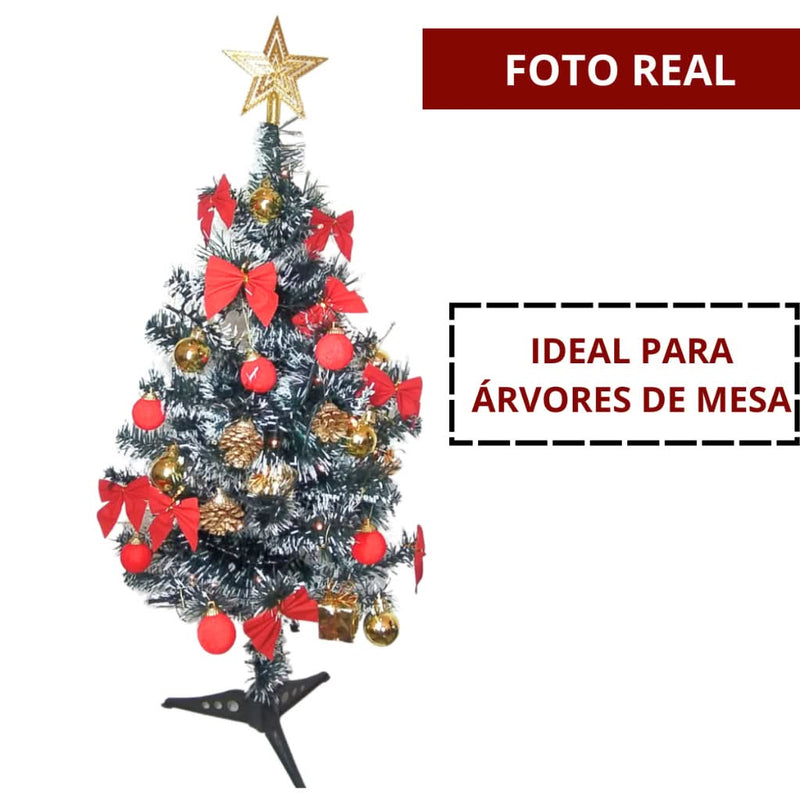 35-Piece Luxury Christmas Decoration Kit for Tree/Pine, with Balls, Twinkling Lights, and Hanging Ornaments
