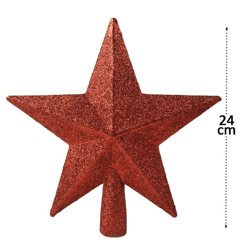 20cm Gold Christmas Tree Decoration Star