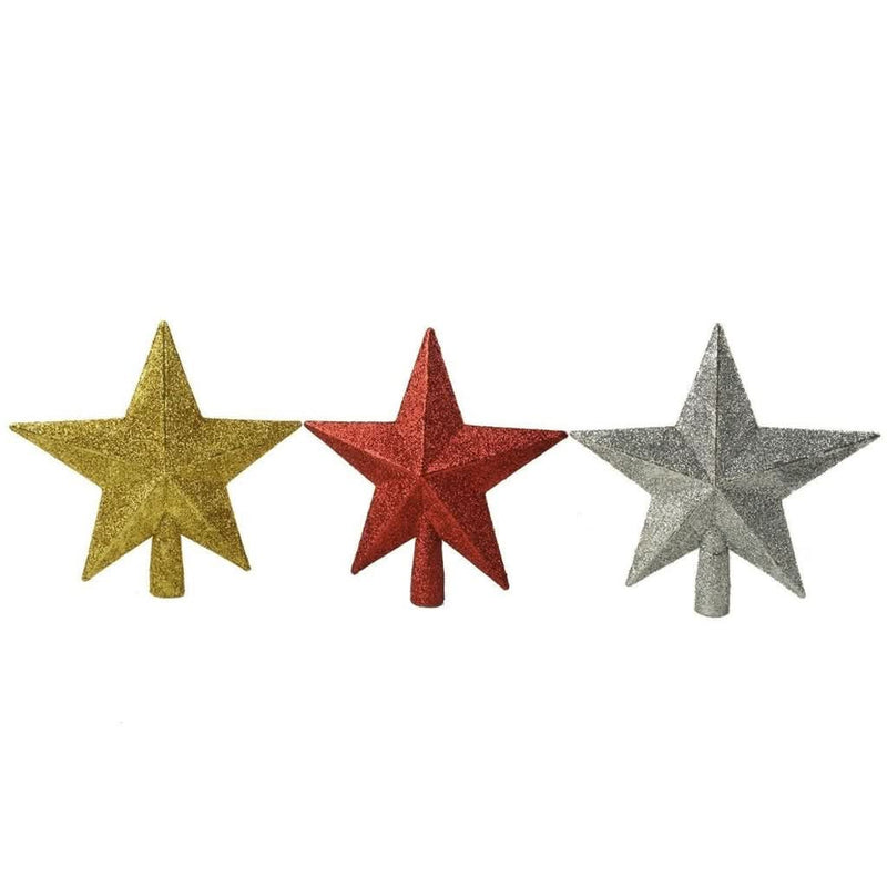 20cm Gold Christmas Tree Decoration Star