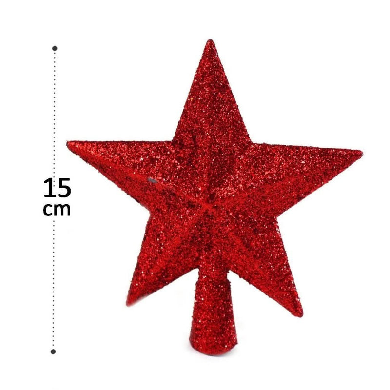 43-Piece Christmas Tree Decoration Kit with Stars and Balls