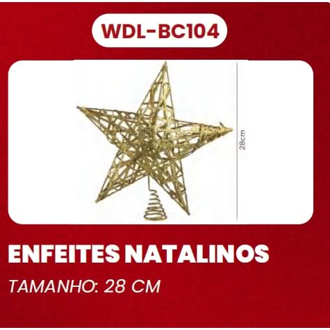 28cm Christmas Tree Decoration Star