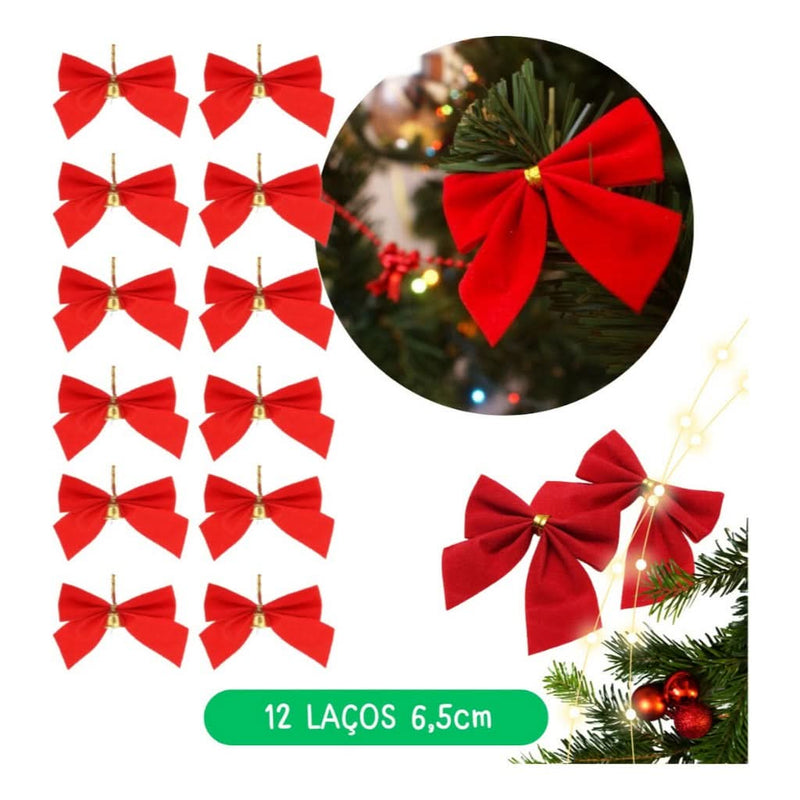 56-Piece Christmas Tree Decoration Kit with Hanging Ornaments and Twinkling Balls