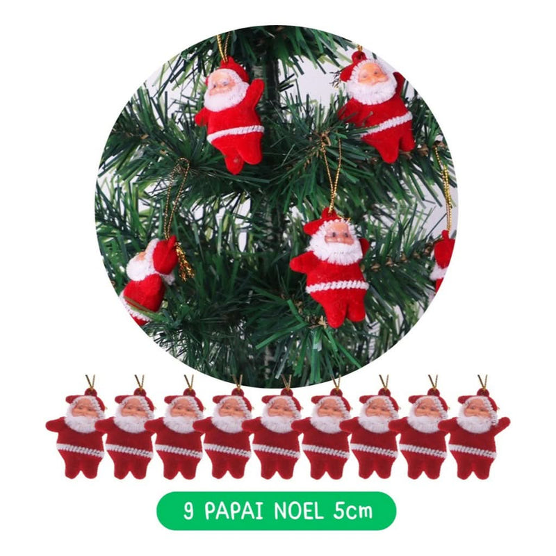 56-Piece Christmas Tree Decoration Kit with Hanging Ornaments and Twinkling Balls