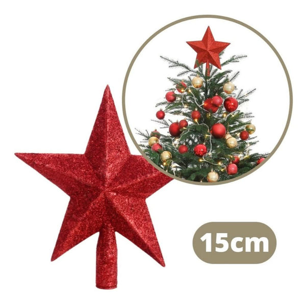 125-Piece Christmas Tree Decoration Kit with Hanging Ornaments, Balls, and LED Twinkling Lights