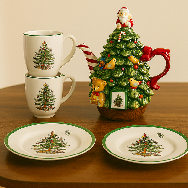 Christmas Themed Tableware 5-Piece Set