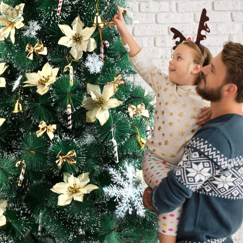 120-Piece Christmas Ornament Kit for Tree Decoration
