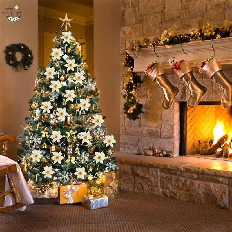 120-Piece Christmas Ornament Kit for Tree Decoration