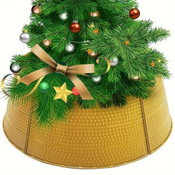 Metal Base Christmas Tree Skirt – 60×42 cm