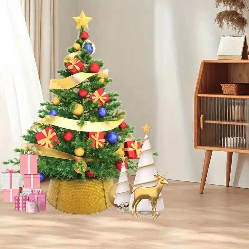 Metal Base Christmas Tree Skirt – 60×42 cm