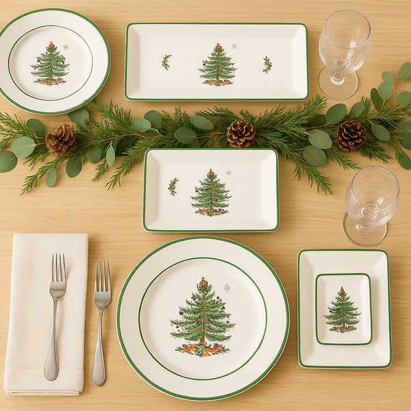 Christmas Themed Tray Set – 3 Pieces
