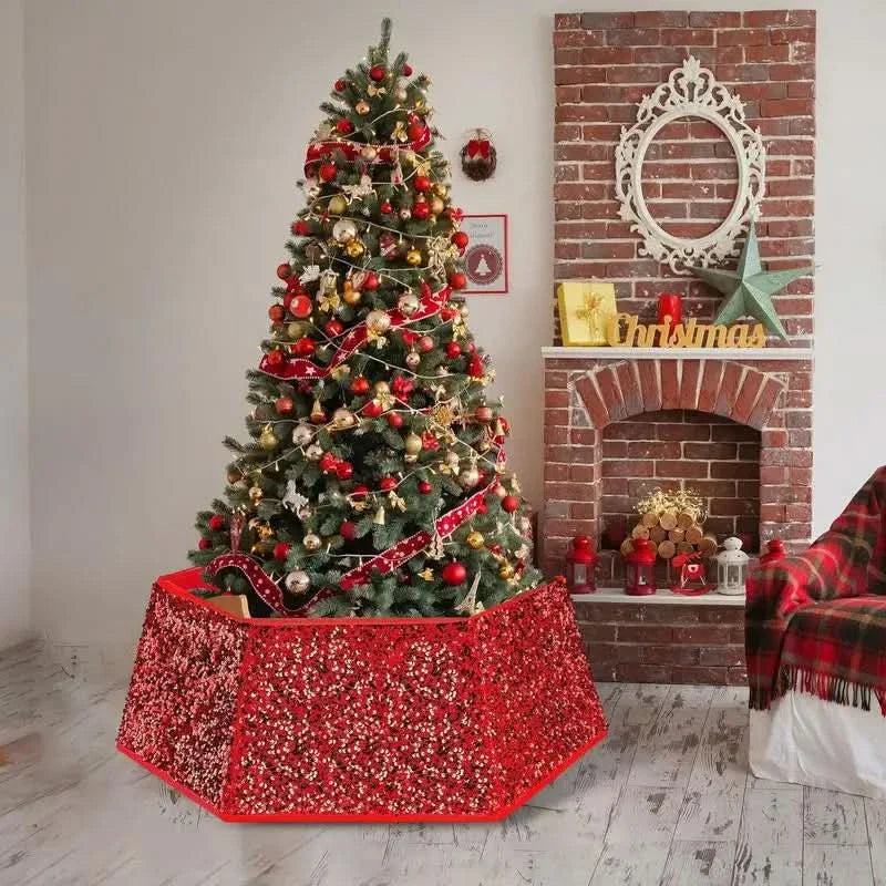 Shiny Christmas Tree Skirt – 60×80×25 cm