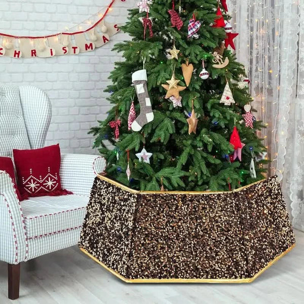 Sparkling Christmas Tree Skirt – 60×80×25 cm