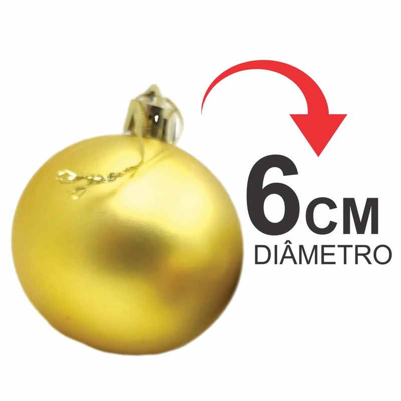 30-Piece Glitter Christmas Ball Ornament Set