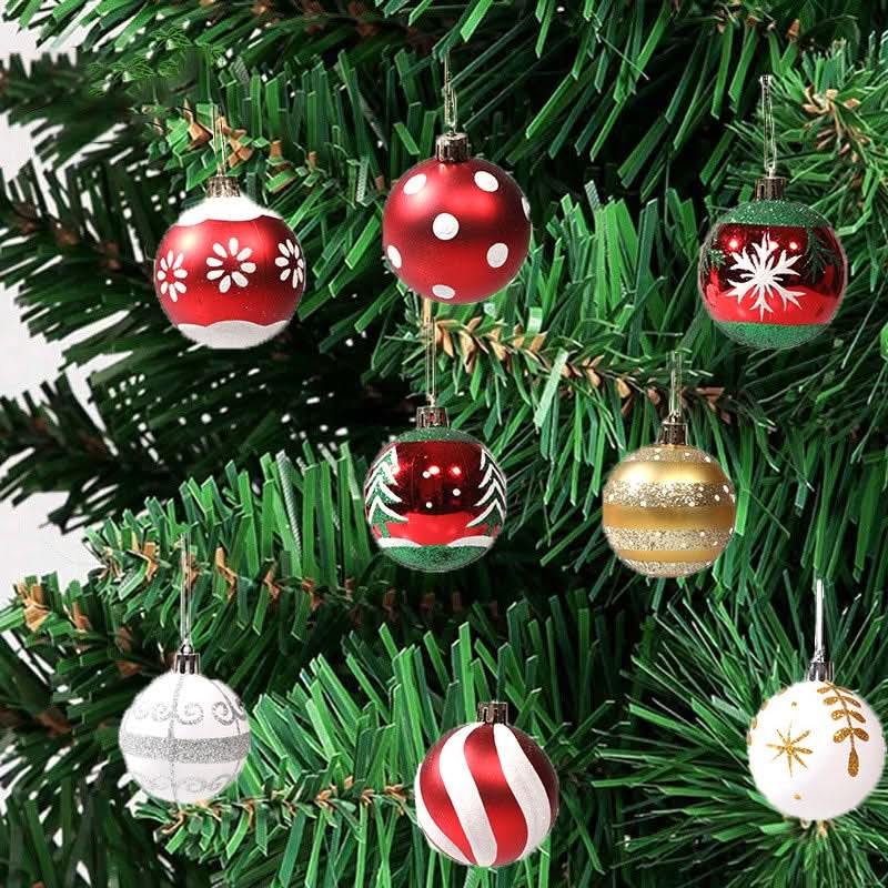 6-Piece Christmas Ball Ornament Kit