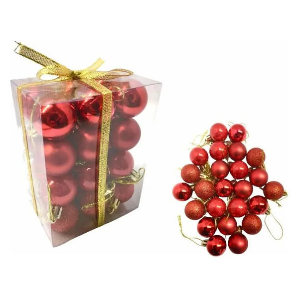 48 Pieces Christmas Balls | 4CM Christmas Decoration