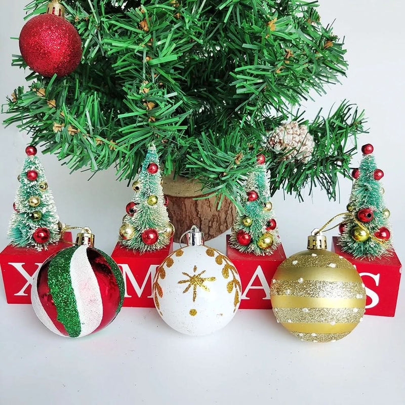 6-Piece Christmas Ball Ornament Kit