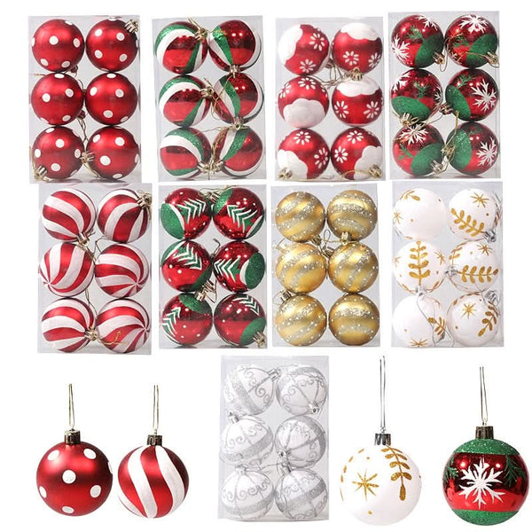 6-Piece Christmas Ball Ornament Kit