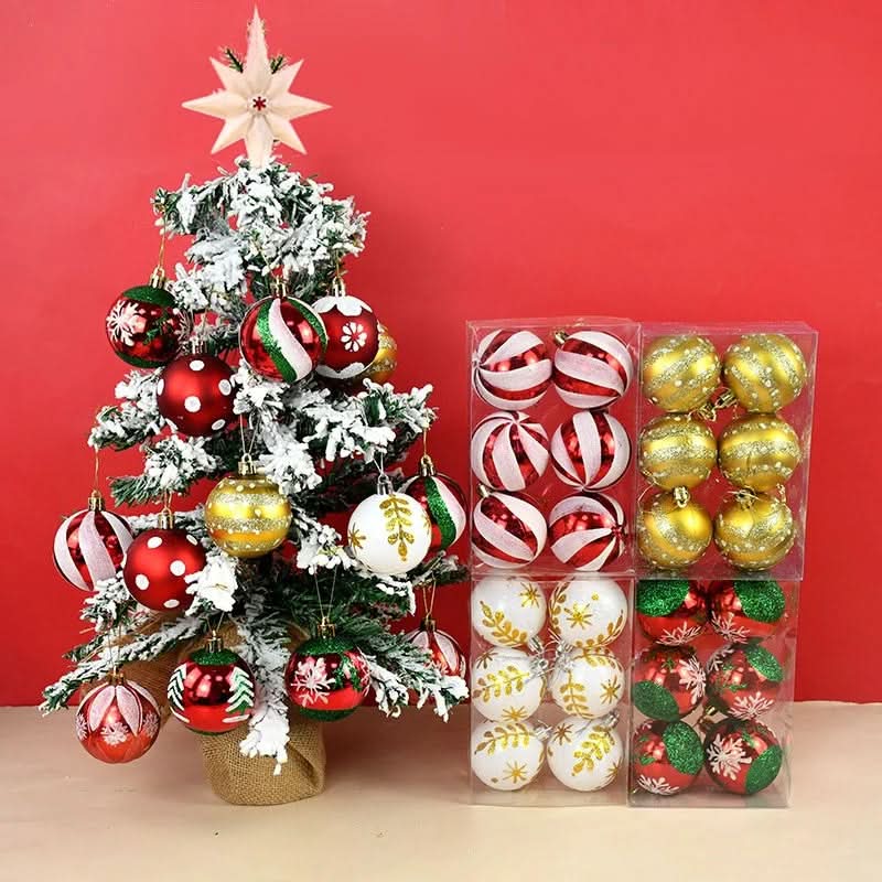 6-Piece Christmas Ball Ornament Kit