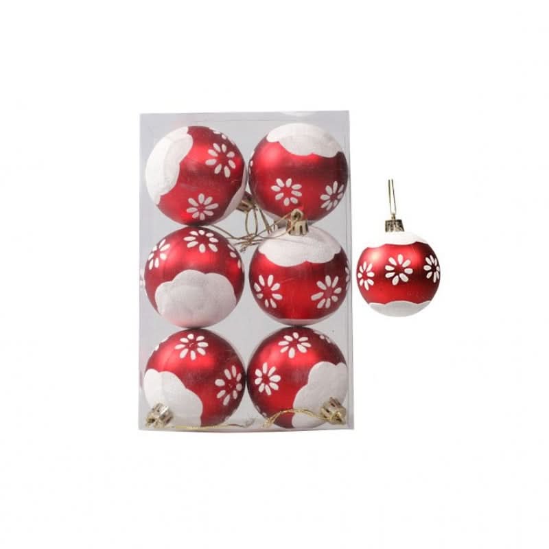 6-Piece Christmas Ball Ornament Kit