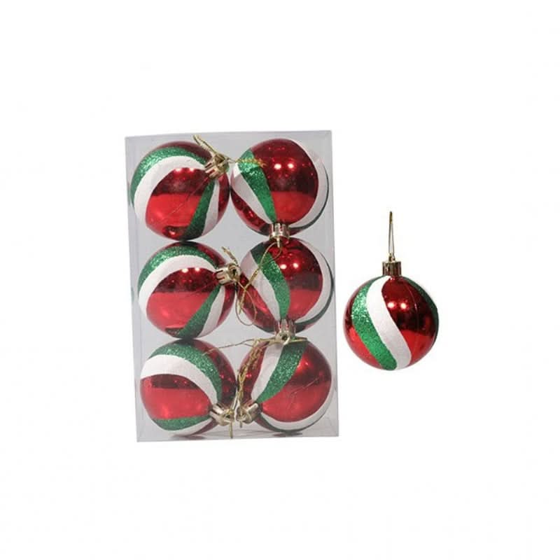 6-Piece Christmas Ball Ornament Kit