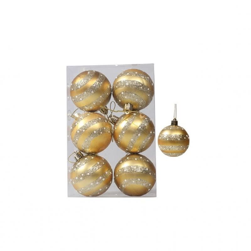 6-Piece Christmas Ball Ornament Kit