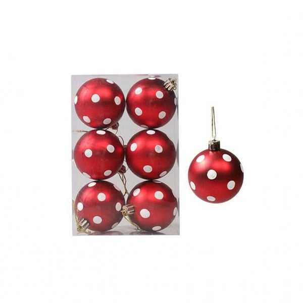 6-Piece Christmas Ball Ornament Kit