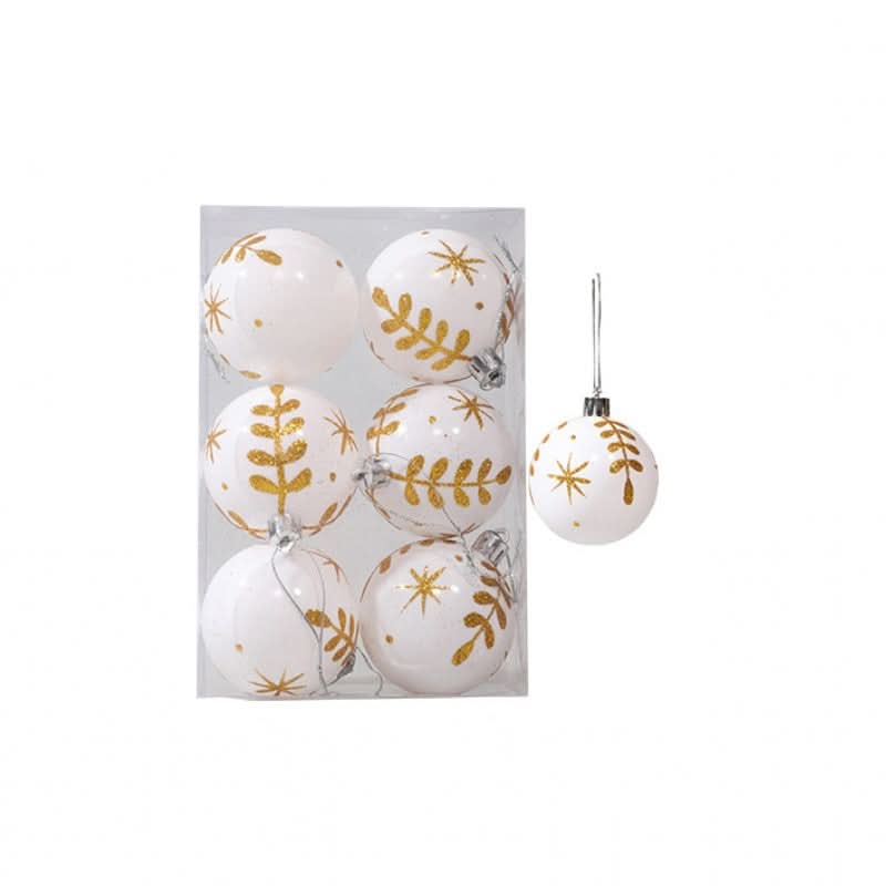 6-Piece Christmas Ball Ornament Kit