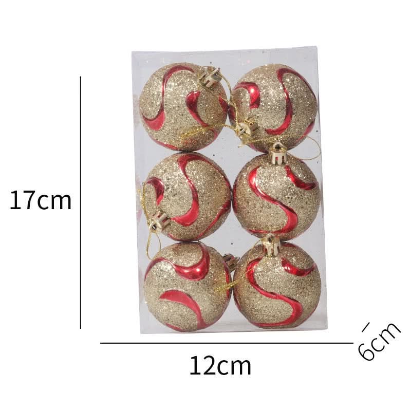 6-Piece Christmas Ball Ornament Kit