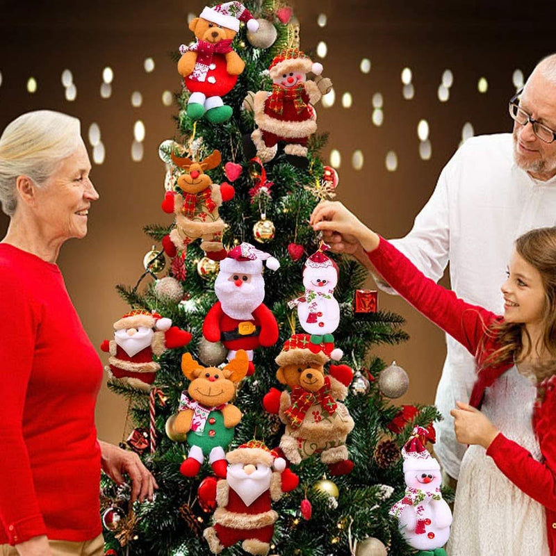 12 Pcs Random Christmas Santa Bear