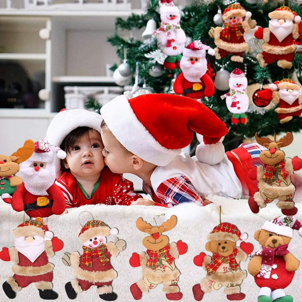 12 Pcs Random Christmas Santa Bear