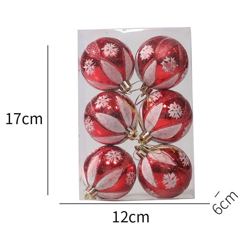 6-Piece Christmas Ball Ornament Kit
